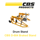 Cable Drum Stand | CBS D-684 Braked Stand