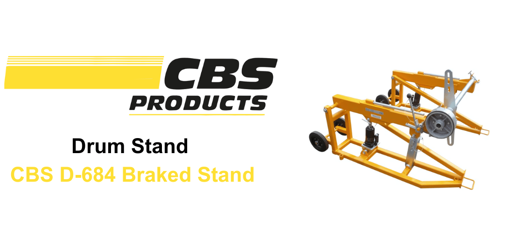 Cable Drum Stand CBS D-684 Braked Stand Cable Drum Stand CBS D-684 Braked Stand