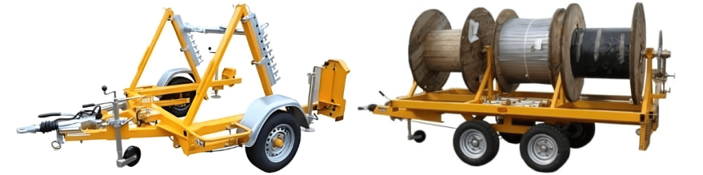 Cable Drum Trailer | MV HV High Voltage Cable Drum Trailers