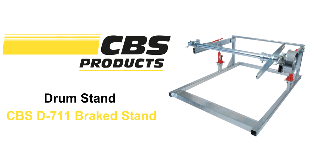 Cable Drum Stand CBS D-711 Braked Stand Cable Drum Stand CBS D-711 Braked Stand