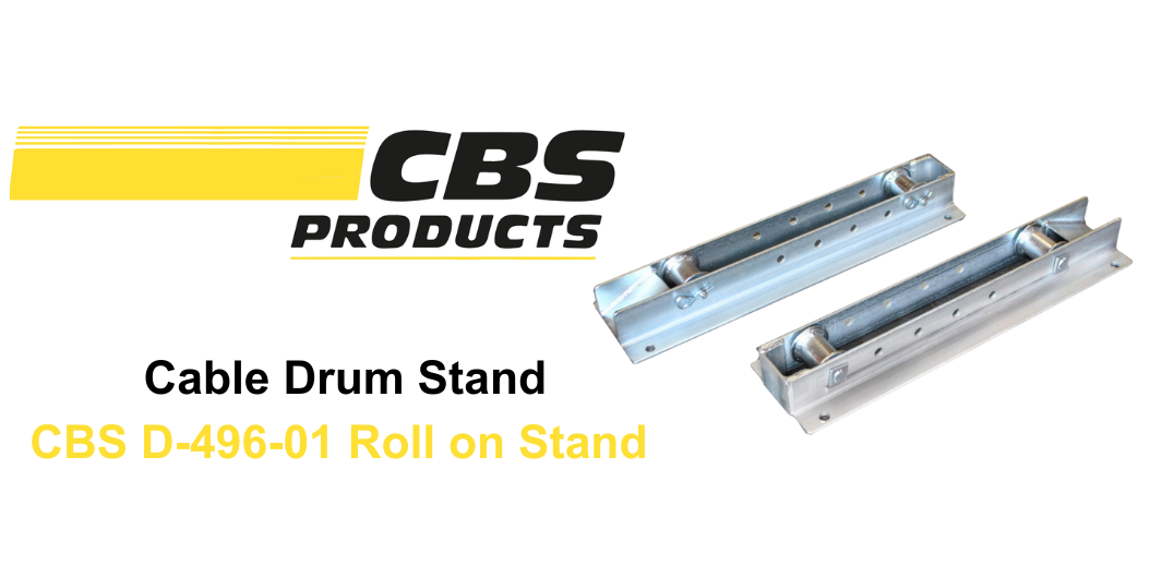 Cable Drum Stand | CBS D-496-01 Roll On Stand