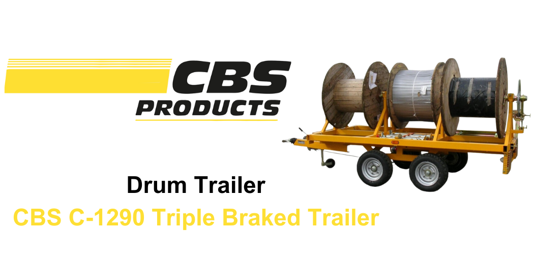 Drum Trailer | CBS C-1290 Triple Braked Trailer