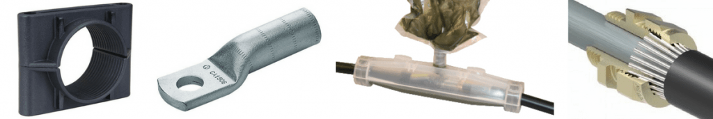 Cleats Lugs Joints Glands Cable Accessories