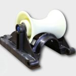 214mm Heavy Duty  All Plastic Bridge Style Cable Roller SLR14