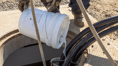 MULEGLIDE Cable Lubricant - In Use