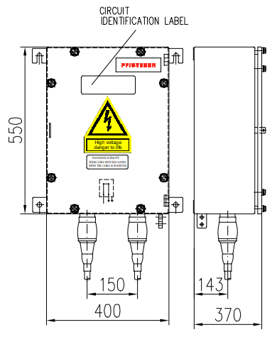 Earthing Link Box - LBM 3A Types Technical Drawing Earthing Link Box - LBM 3A Types Technical Drawing