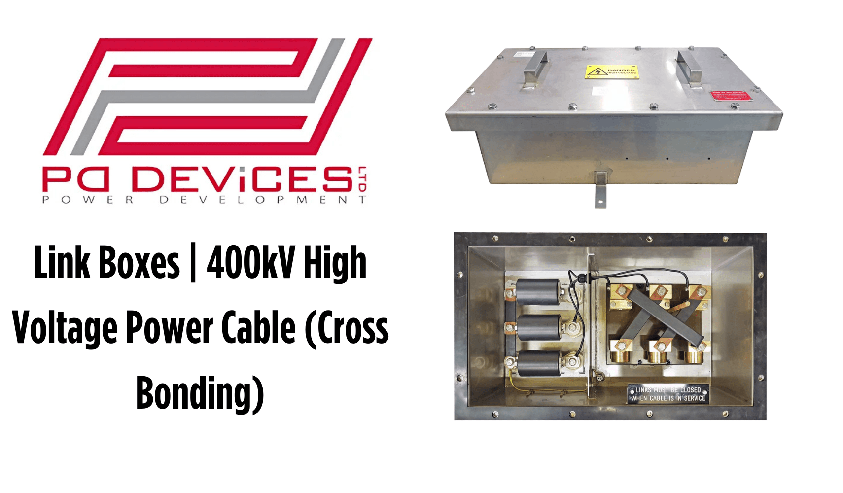 Link Boxes 400kV High Voltage Power Cable (Cross Bonding)