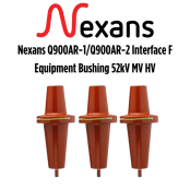 Nexans Q900AR-1/Q900AR-2 Interface F Equipment Bushing 52kV MV HV