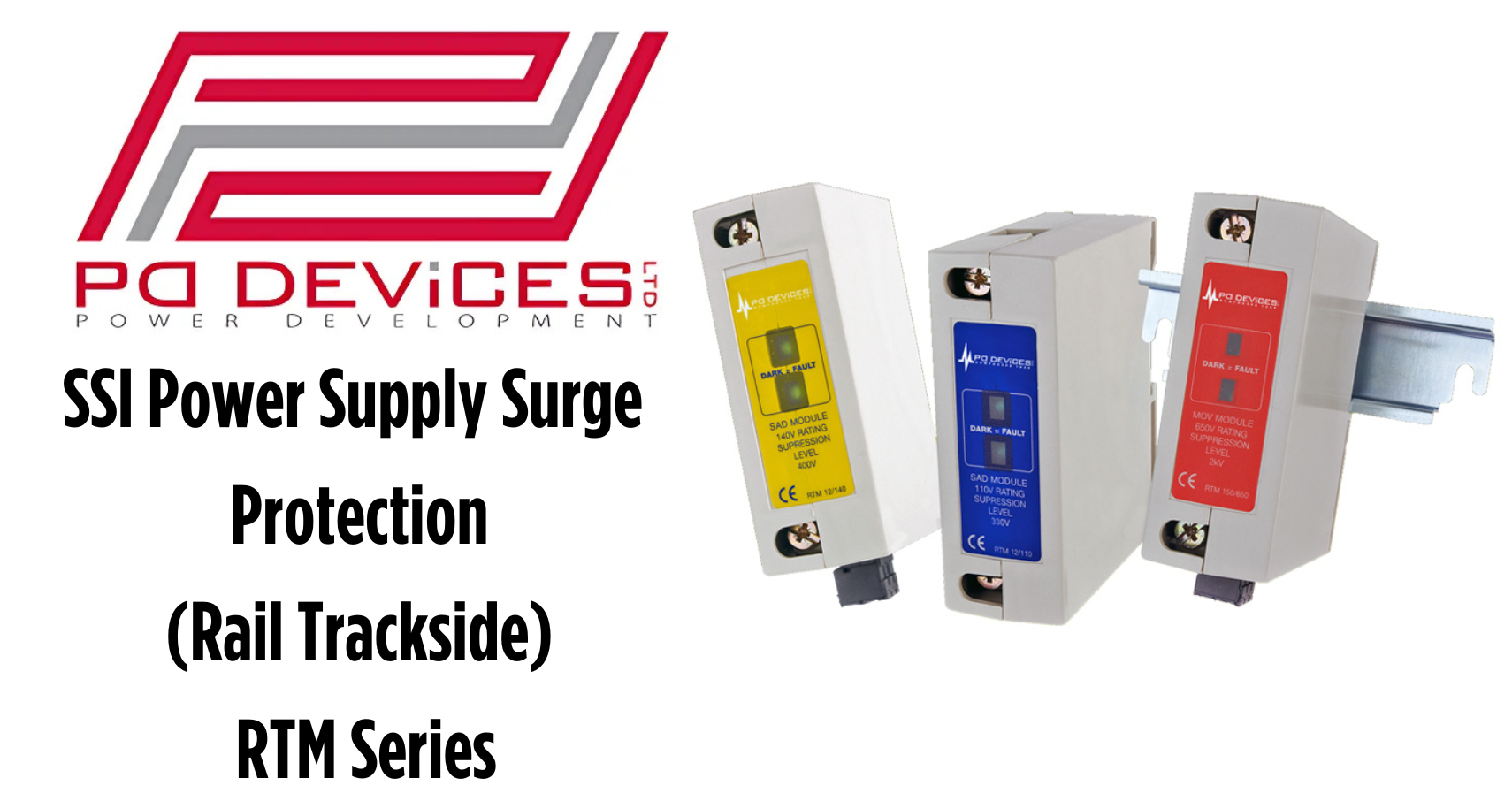 Surge Arresters | SSI Power Supply Surge Protection (Rail Trackside) RTM Series
