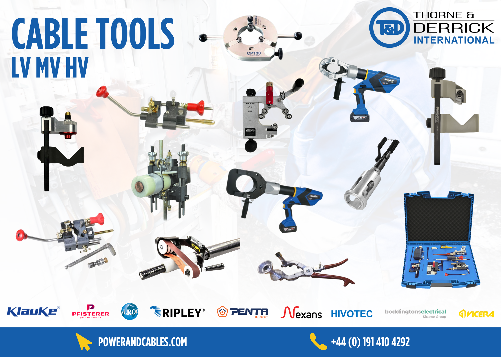 Cable Tools LV MV HV for Cable Installation