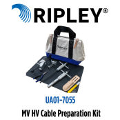 Ripley UA01-7055 MV HV Cable Preparation Tool Kit
