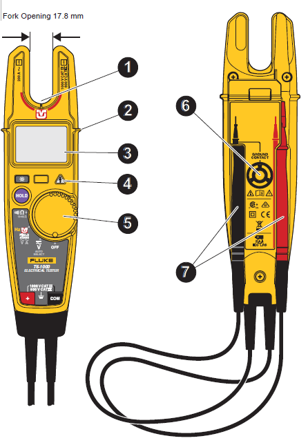 Fluke T6 Tester Diagram