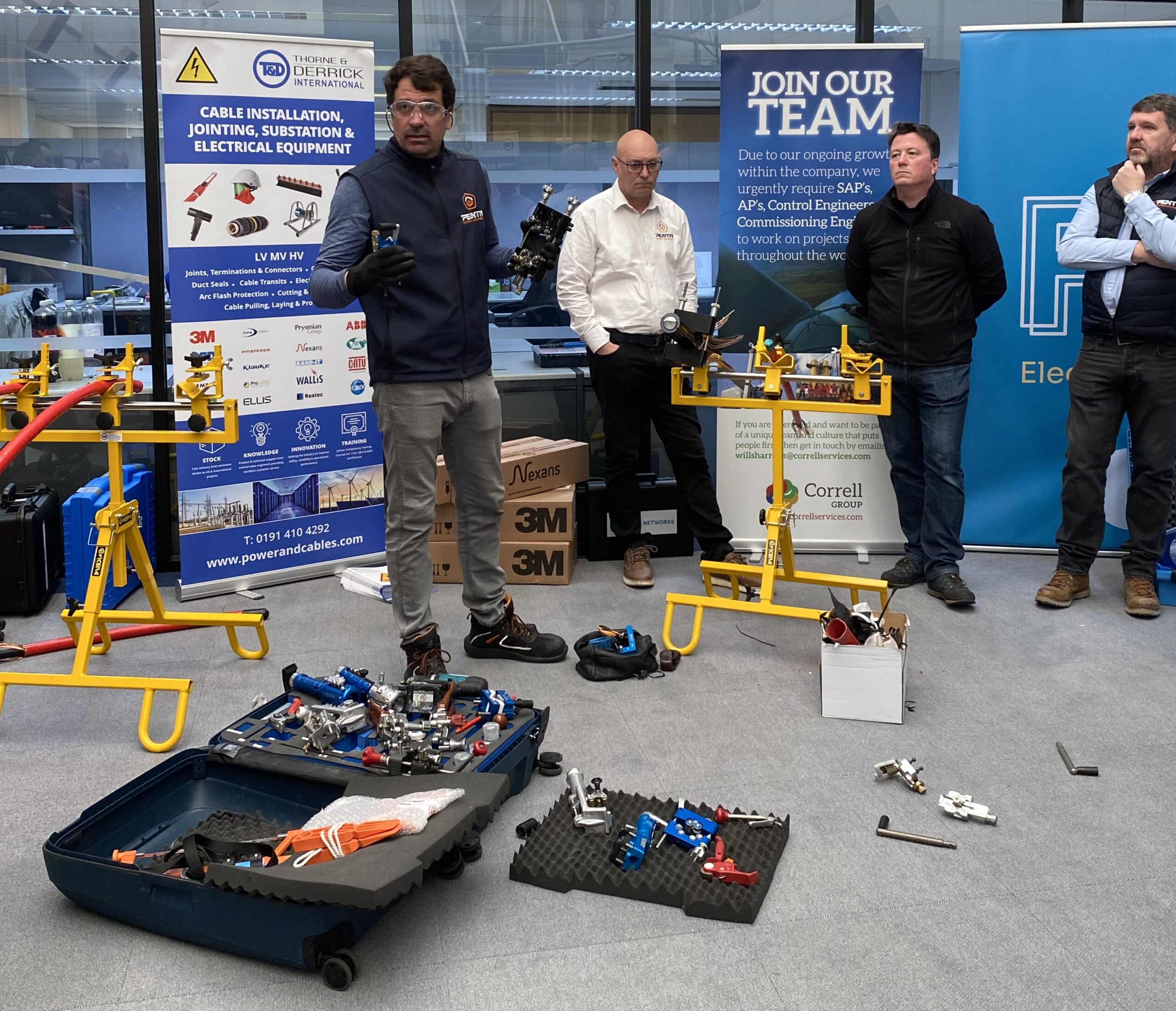 Join Us for Demonstrations | Try & Test the Latest HV Tools used by HV Onshore & Offshore Jointers up to 66kV. HV Jointing Tools