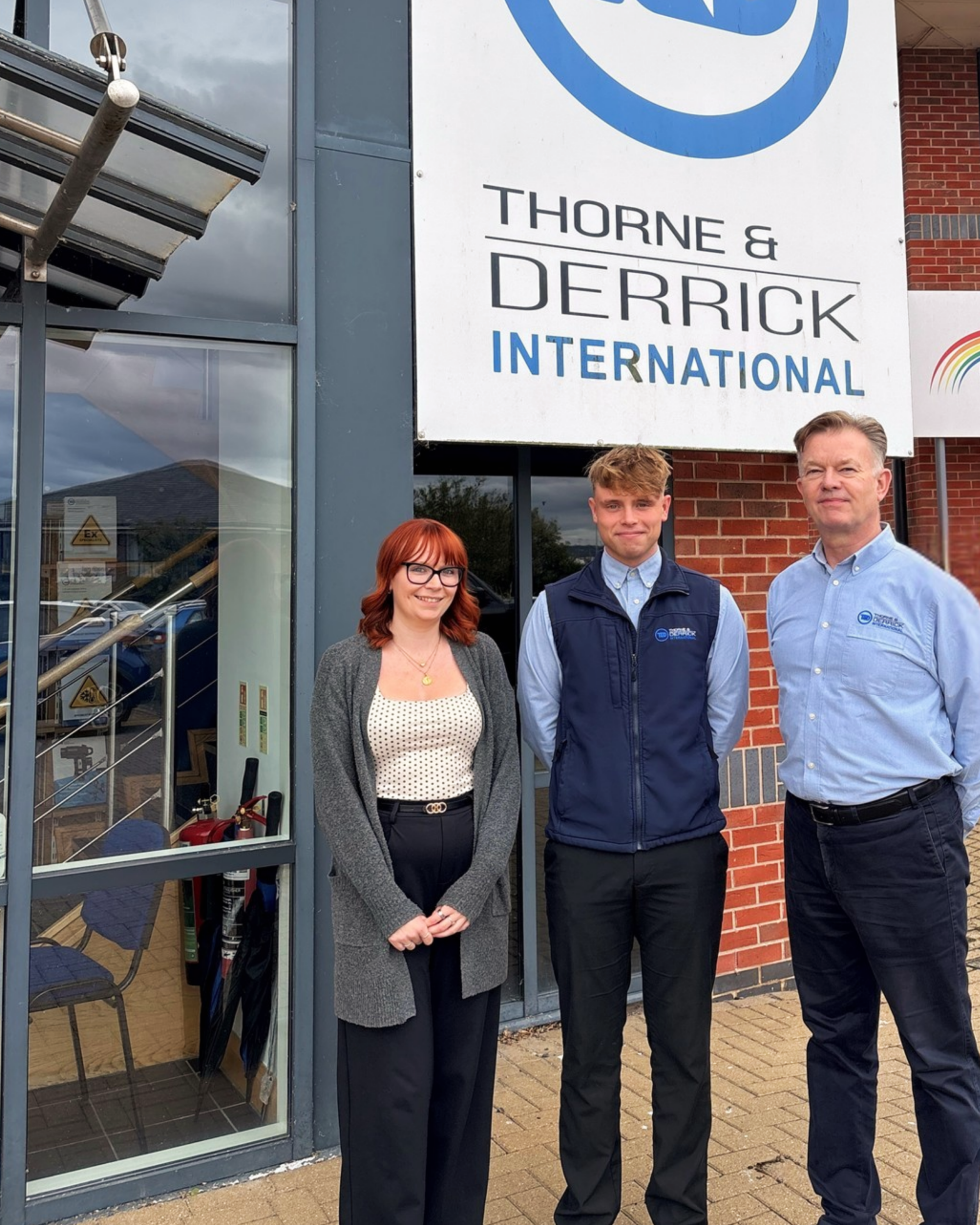 Charlie Baines and Ella Bradley complete their Level 4 Sales Executive Apprenticeships Charlie Baines and Ella Bradley celebrating the completion of their Level 4 Sales Executive Apprenticeships at Thorne and Derrick